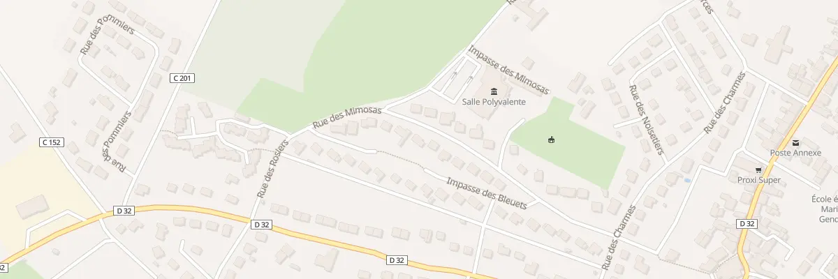 Plan du 23 Rue des Mimosas à Yvré-le-Pôlin