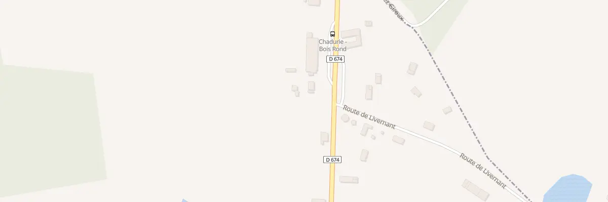 Plan du 10 Bois Rond à Chadurie