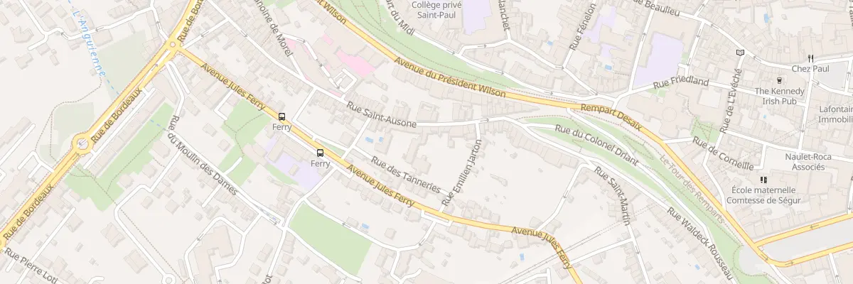 Plan du 29B Rue Saint Ausone à Angoulême