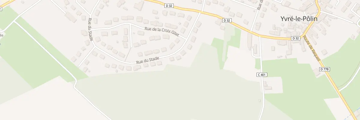 Plan du 11 Rue du Stade à Yvré-le-Pôlin