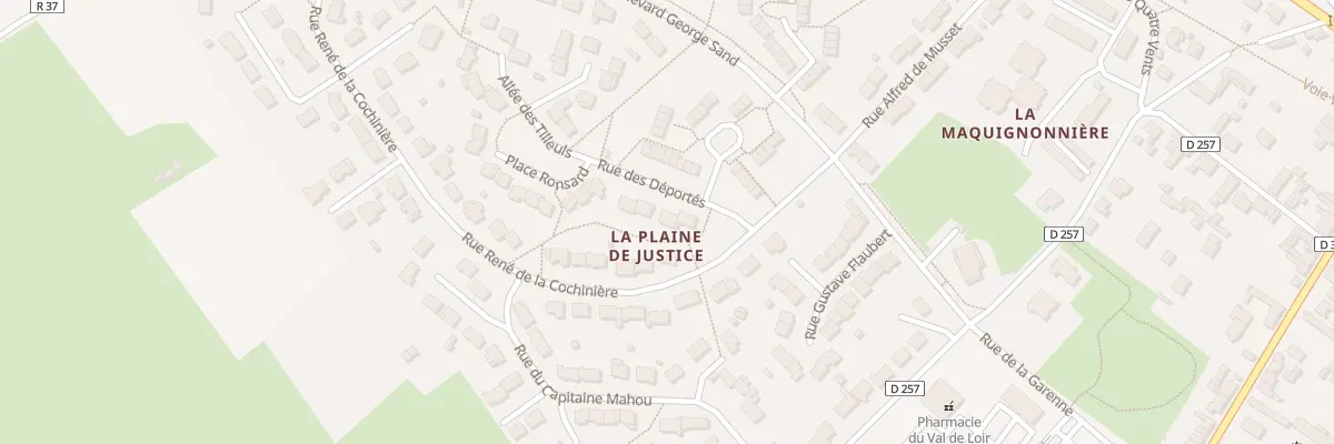 Plan du 3 Rue des Deportes au Lude