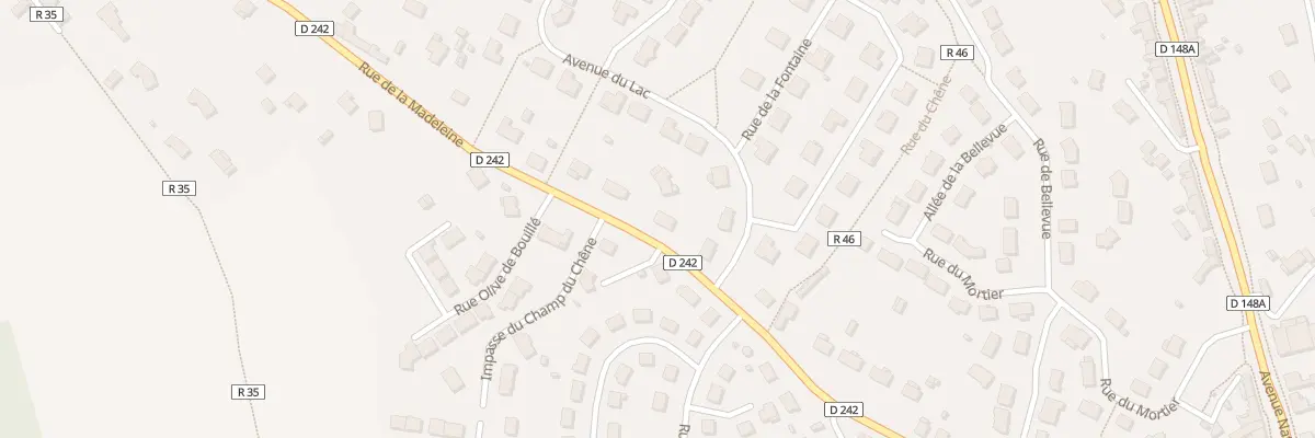 Plan du 32 Rue de la Madeleine à La Bazoge