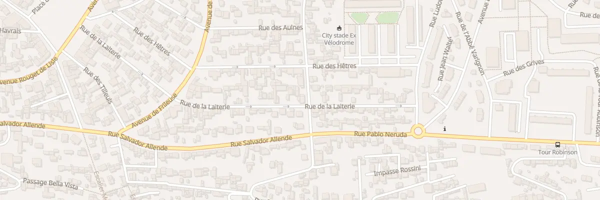 Plan du 9 Rue Pierre Loti au Havre