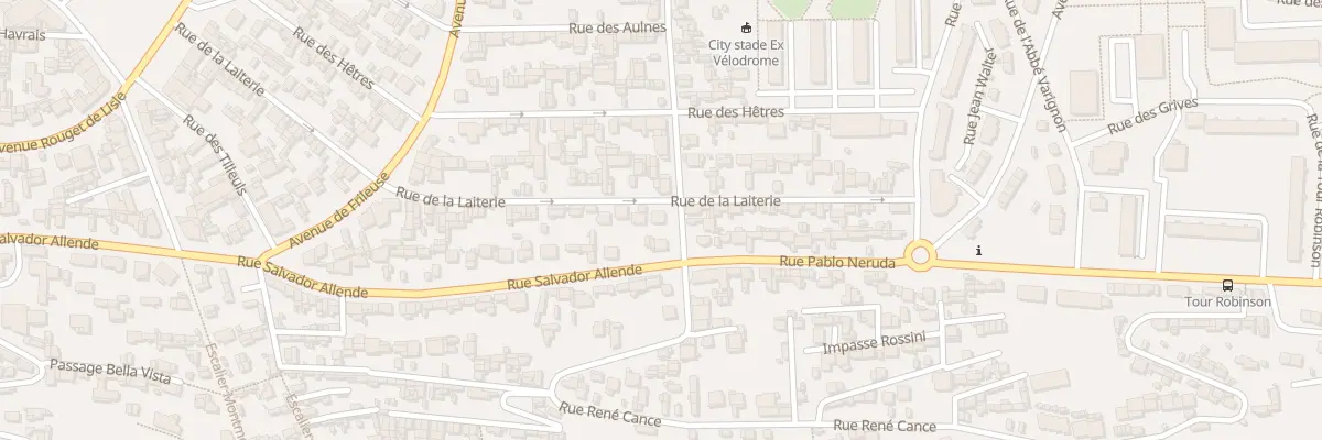 Plan du 3 Rue Pierre Loti au Havre