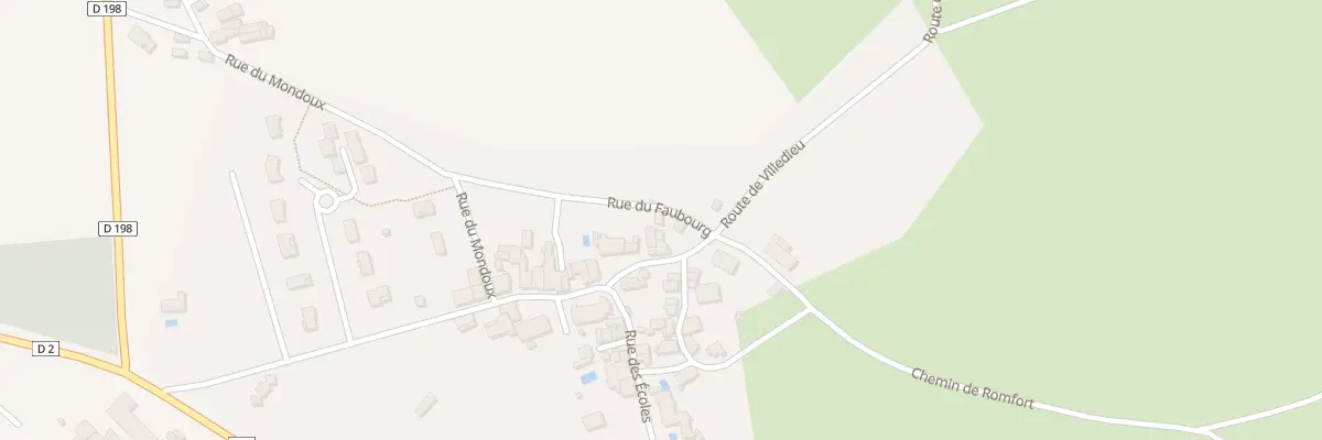 Plan du 1 Rue du Faubourg à Saint-Romain