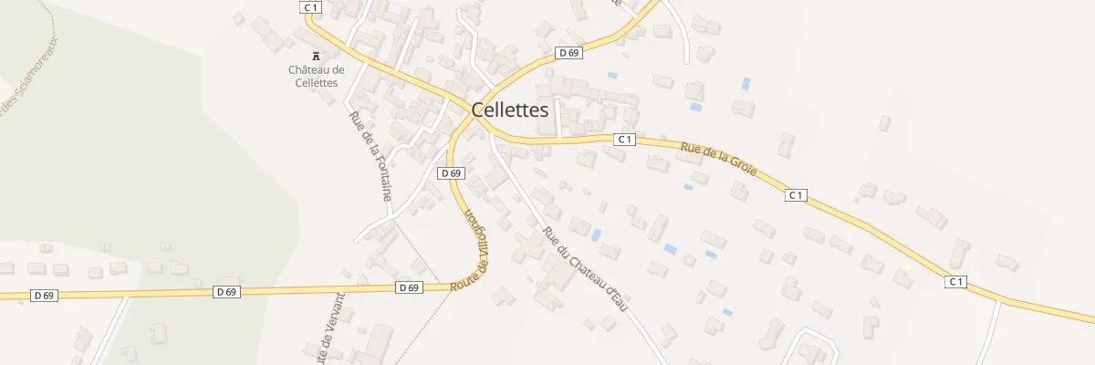 Plan du 5027 Le Bourg à Cellettes