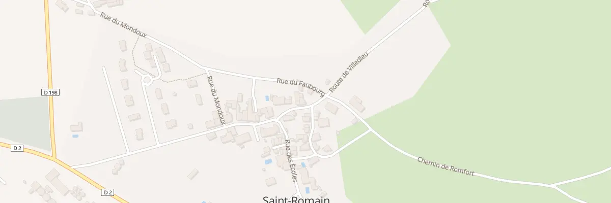 Plan du 4 Rue de la Mairie à Saint-Romain