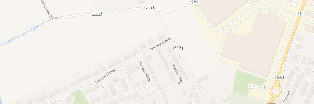 Plan du 2 Rue des Vignes à Spay