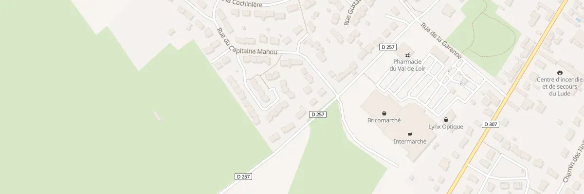 Plan du 26 Rue Marc Derouault au Lude
