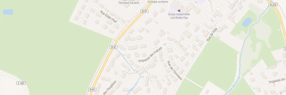 Plan du 10 Rue des Érables à Spay