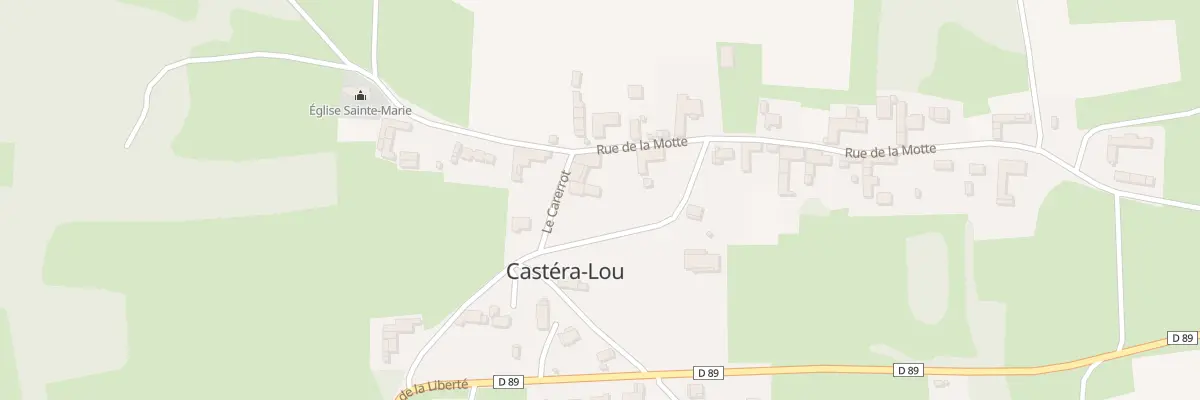 Plan du 10 Rue de la Motte à Castéra-Lou