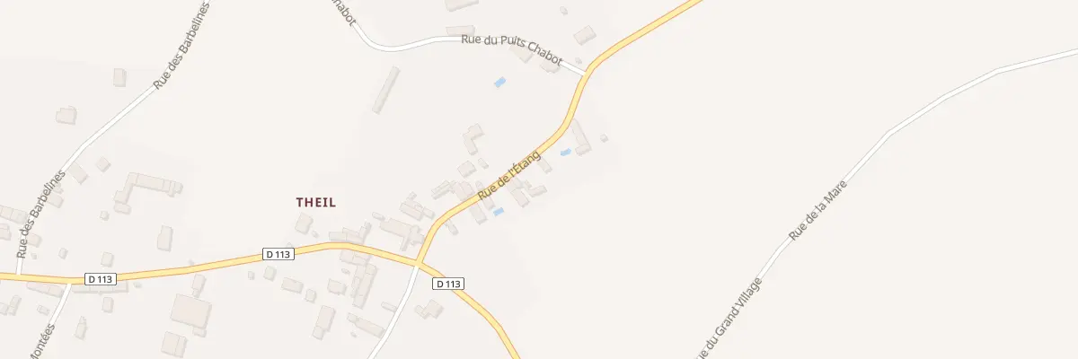 Plan du 5 Rue de l’Etang Theil à Limalonges