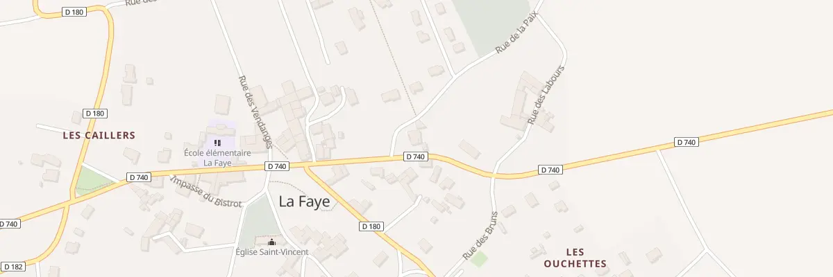Plan du 419 Rue des Ecoles à La Faye