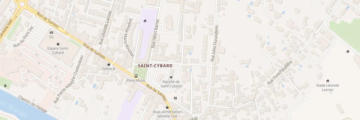 Plan du 26 Rue du Docteur Jean Pernot à Angoulême