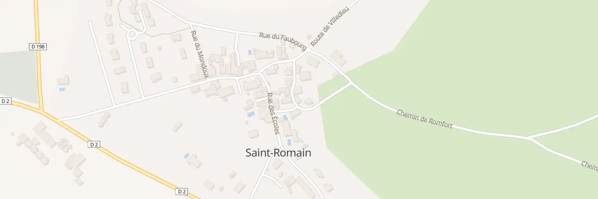Plan du 2 Rue du Vieux Bourg à Saint-Romain