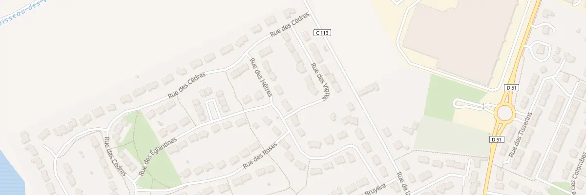 Plan du 22 Rue des Églantines à Spay