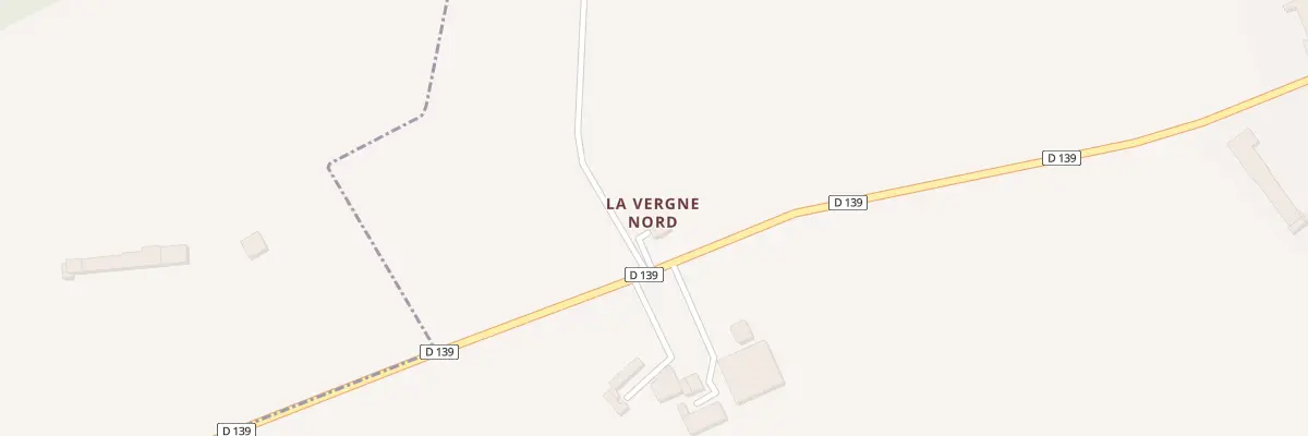 Plan du 1 La Vergne Nord à Landerrouat