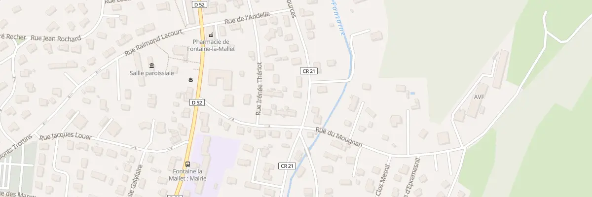 Plan du 1 Rue des Sources à Fontaine-la-Mallet