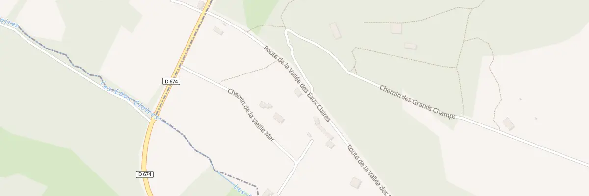 Plan du 9 Rte Vallee des Eaux Claires à Puymoyen