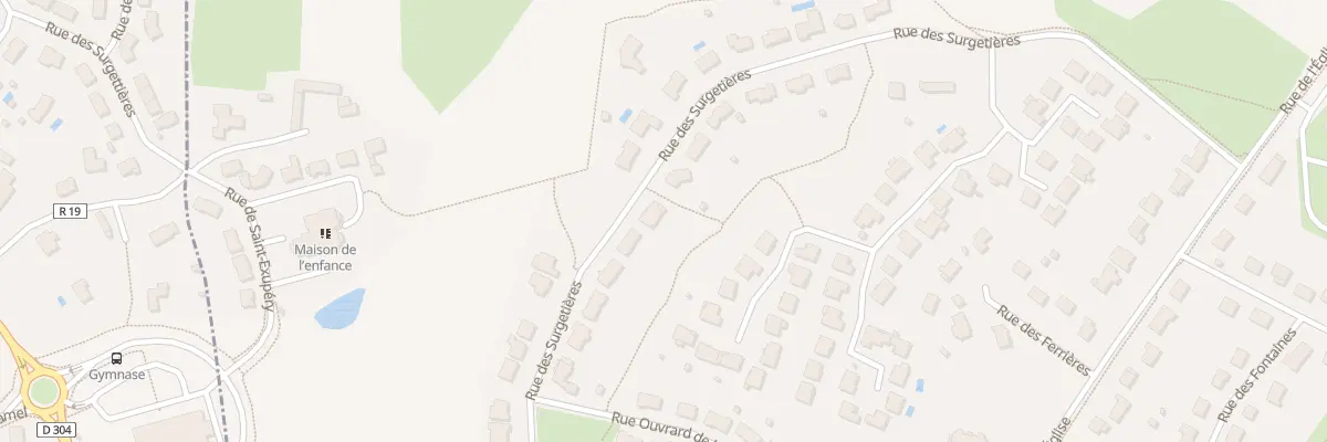 Plan du 14 Rue des Surgettières à Saint-Saturnin
