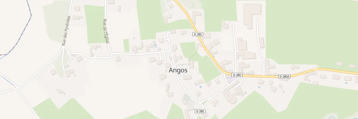 Plan du 10 Rue de l’Eglise à Angos