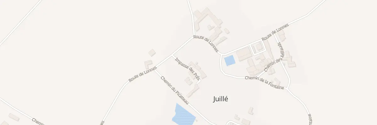 Plan du 1 Imp des Pres à Juillé