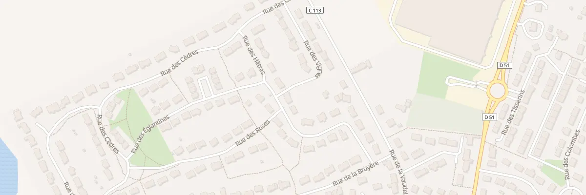 Plan du 20 Rue des Églantines à Spay