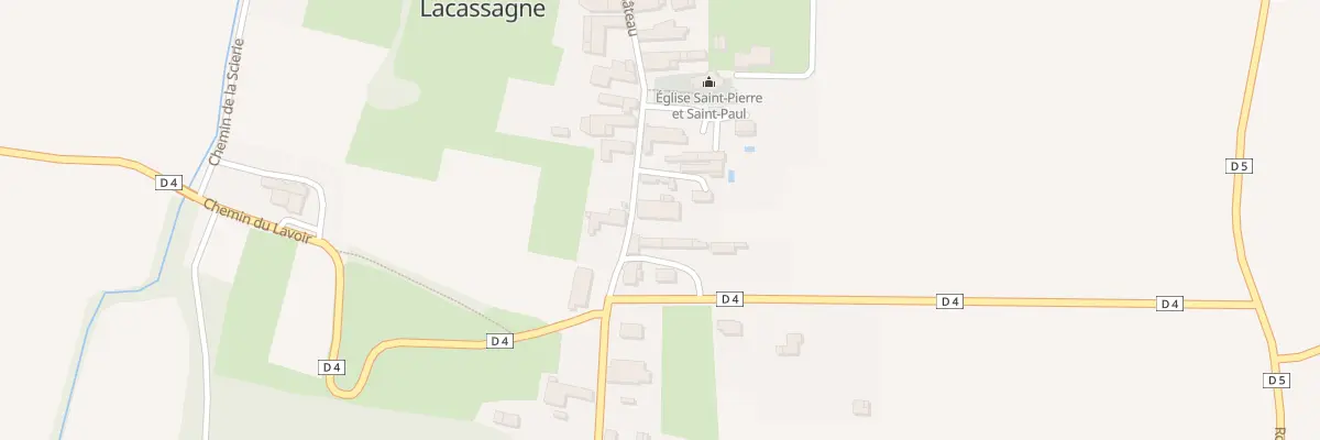 Plan du 79 Rue du Château à Lacassagne