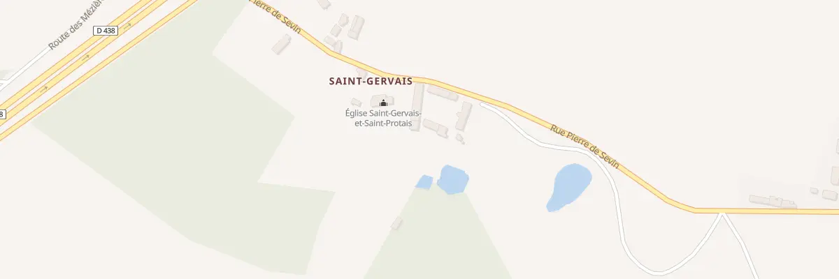 Plan du 3 Rue Pierre de Sevin à Saint-Gervais-du-Perron