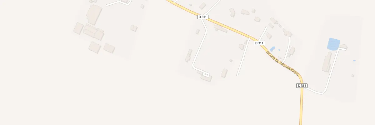 Plan du 42 Rte de Montivilliers à Cauville-sur-Mer