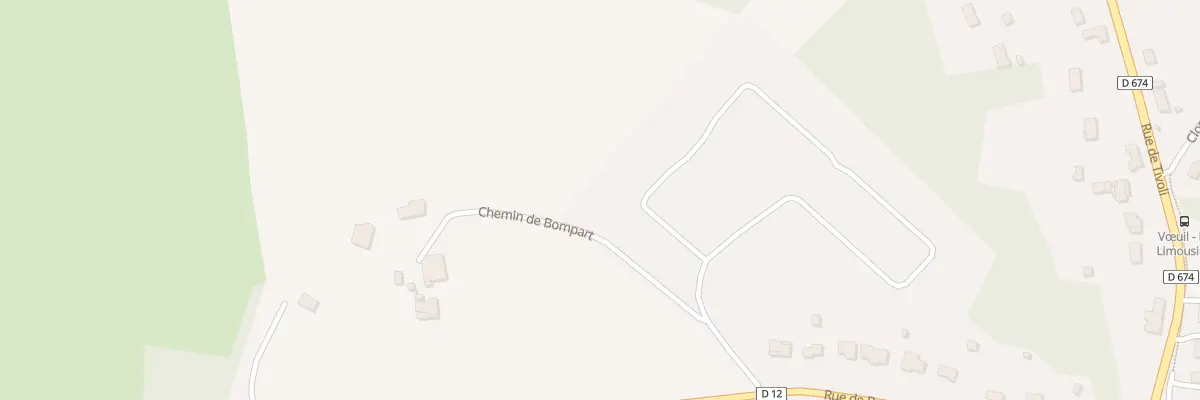 Plan du 4 Che de Bompart à Vœuil-et-Giget