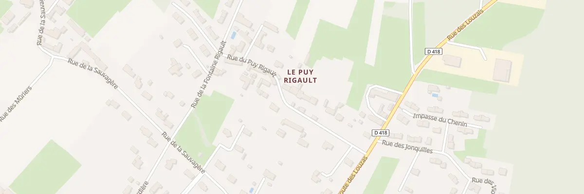 Plan du 11 Rue du Puy Rigault à Savigny-en-Véron