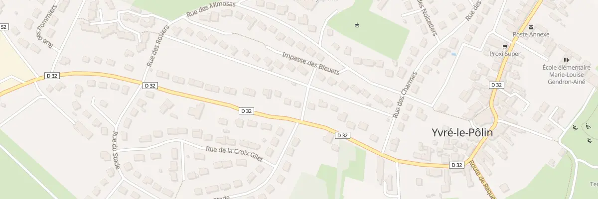 Plan du 16 Av des Grillons à Yvré-le-Pôlin