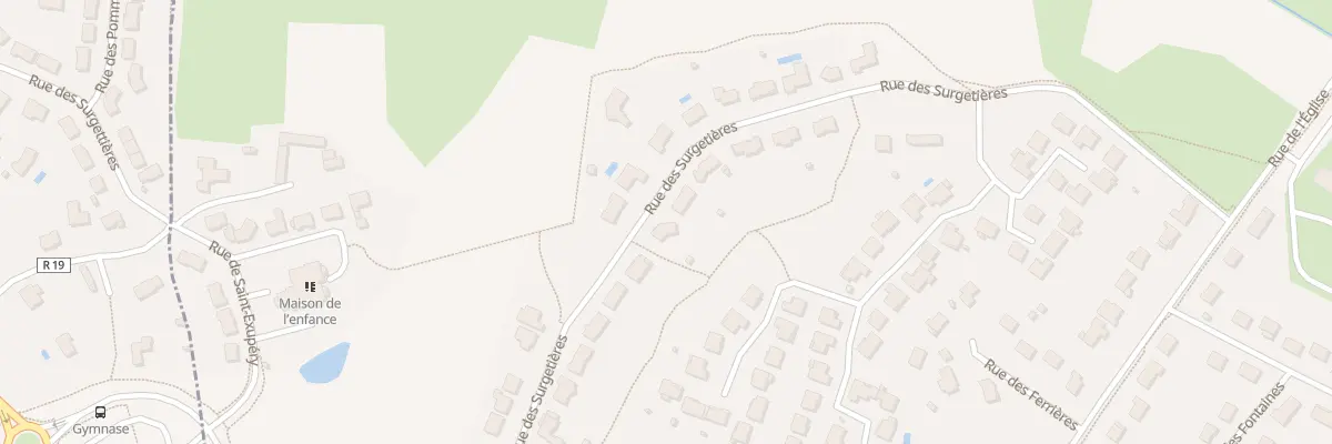 Plan du 12 Rue des Surgettières à Saint-Saturnin