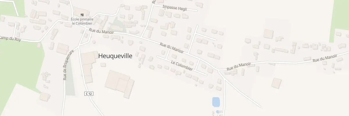Plan du 2 Le Colombier à Heuqueville