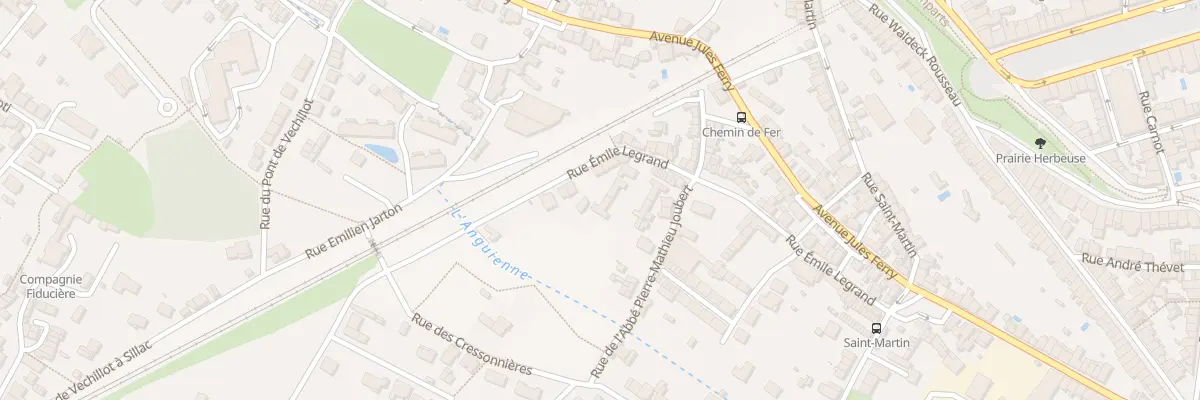 Plan du 73 Rue Emile Legrand à Angoulême
