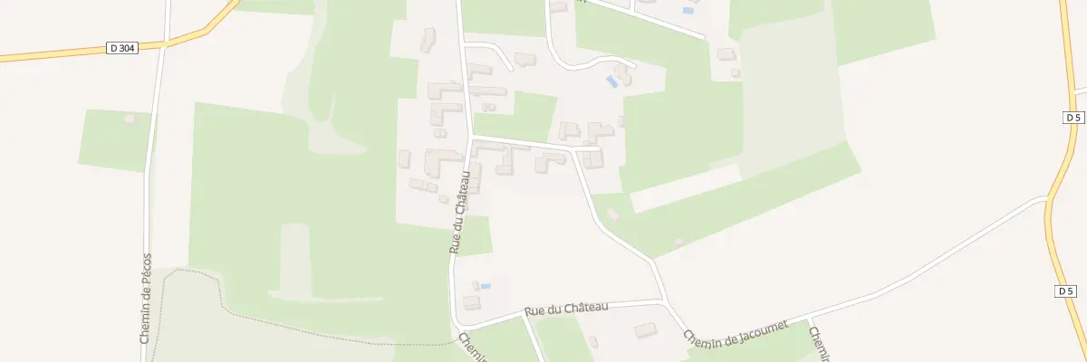 Plan du 2 Che du Paoulou à Lacassagne