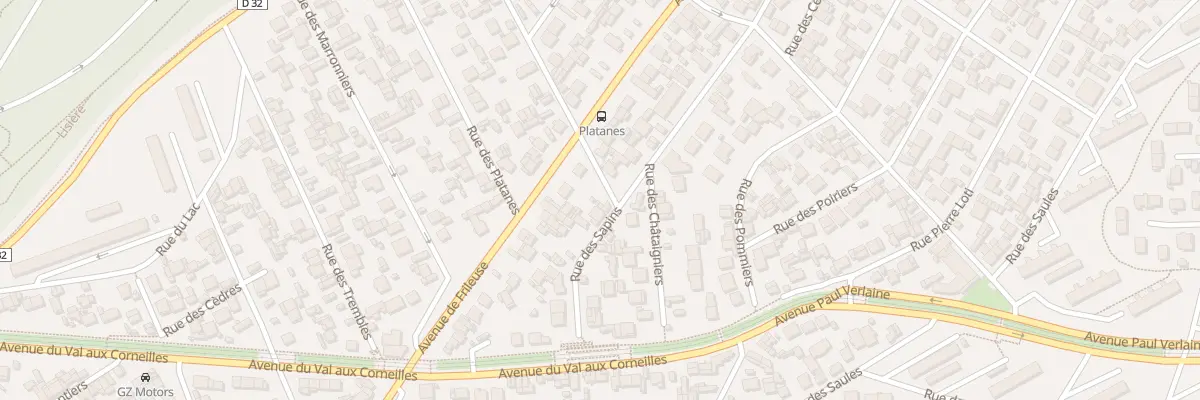 Plan du 1 Rue des Fusains au Havre