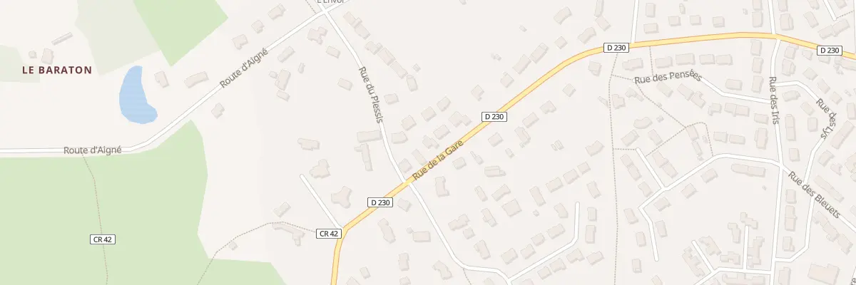 Plan du 32B Rue de la Gare à La Bazoge