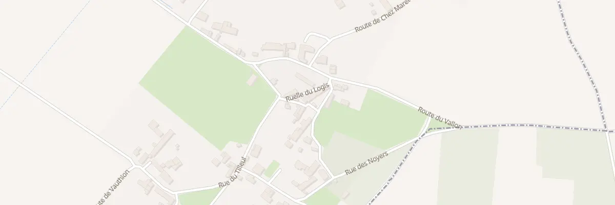 Plan du 1 Ven du Logis à Sauzé-entre-Bois