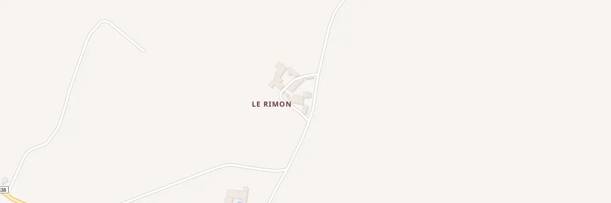 Plan du 2 Le Rimon à Chadurie
