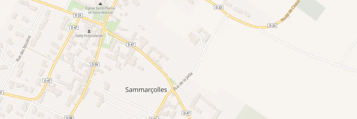 Plan du 9 Rue du Château à Sammarçolles