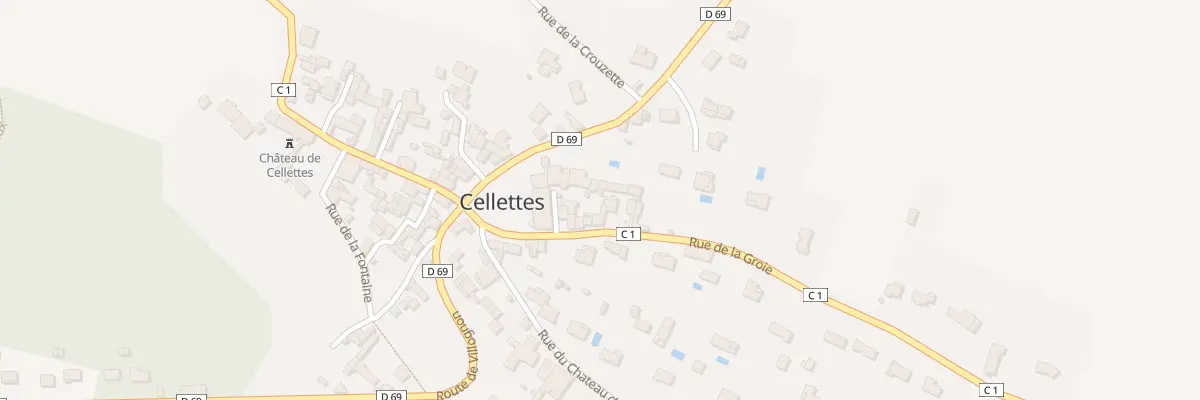 Plan du 5 Rue de la Groie à Cellettes