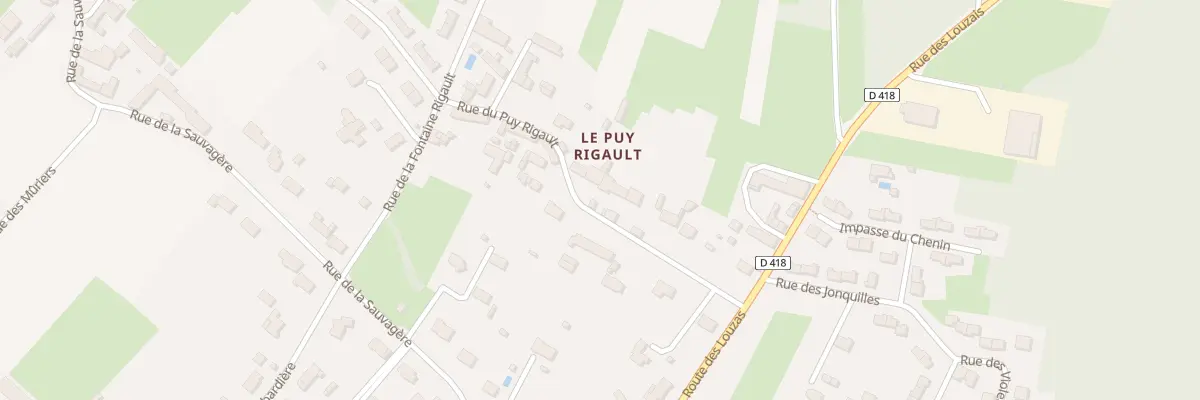 Plan du 5B Rue du Puy Rigault à Savigny-en-Véron