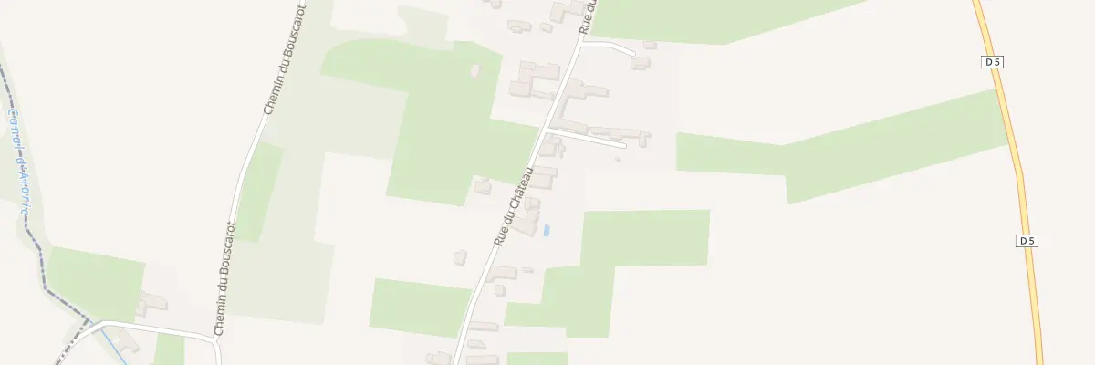 Plan du 43 Rue du Château à Lacassagne