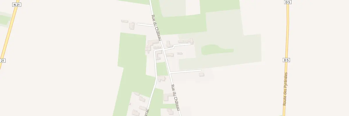 Plan du 11 Rue du Château à Lacassagne