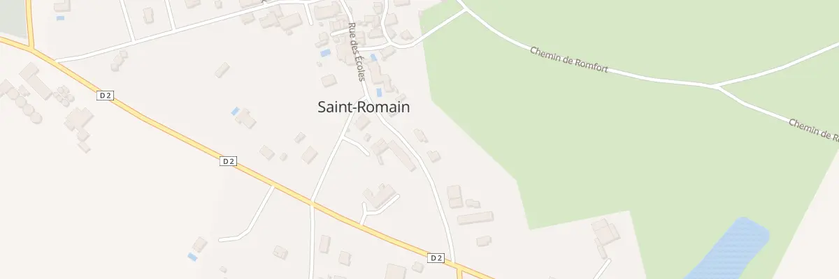 Plan du 15 Rue des Écoles à Saint-Romain