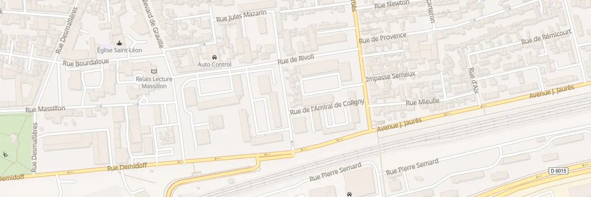 Plan du 16 Rue Boissy d’Anglas au Havre