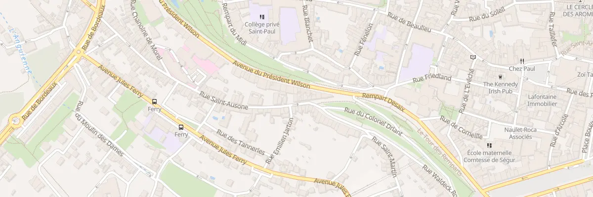 Plan du 16 Rue Saint Ausone à Angoulême