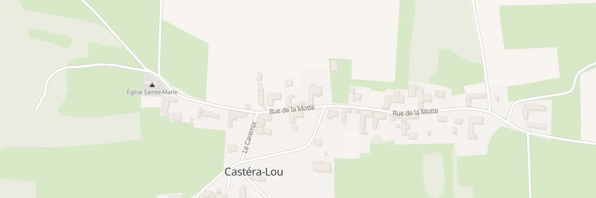 Plan du 15 Rue de la Motte à Castéra-Lou